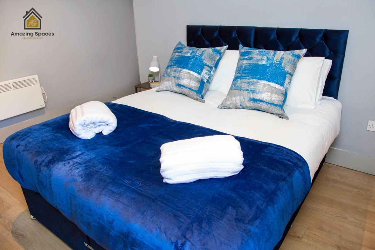 וורינגטון City Centre 2 Bed Flat Sleeps 3 For Work And Leisure With Free Wifi By Amazing Spaces Relocations Ltd מראה חיצוני תמונה