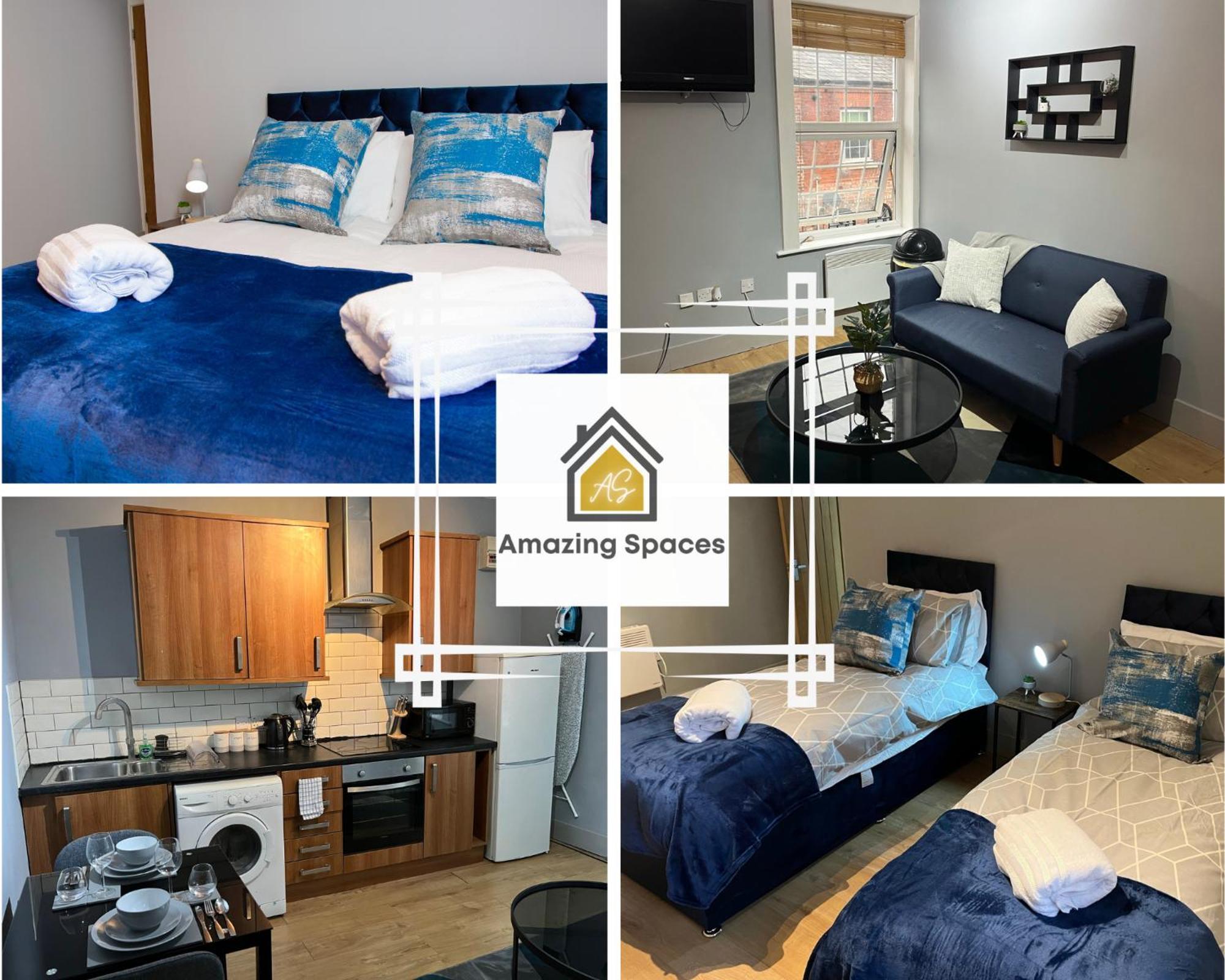 וורינגטון City Centre 2 Bed Flat Sleeps 3 For Work And Leisure With Free Wifi By Amazing Spaces Relocations Ltd מראה חיצוני תמונה